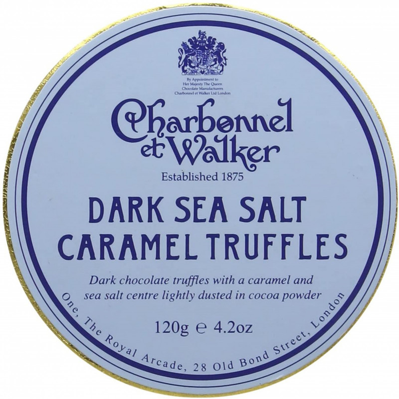 Charbonnel et Walker Dark Sea Salt Caramel Truffles, 120g, Currently priced at £14.23